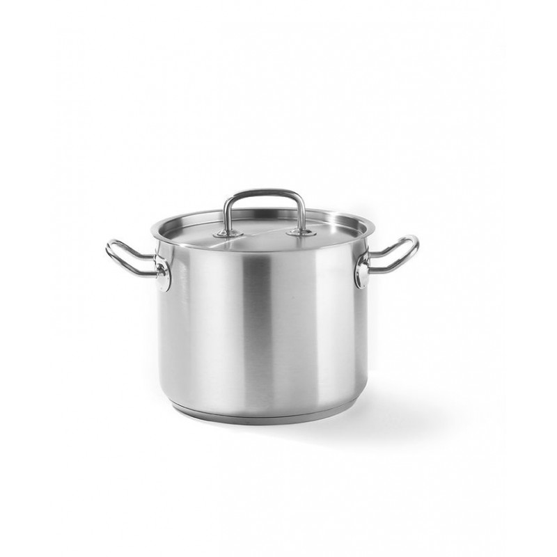 Garnek wysoki Kitchen Line z pokrywką 5L Hendi | 837207