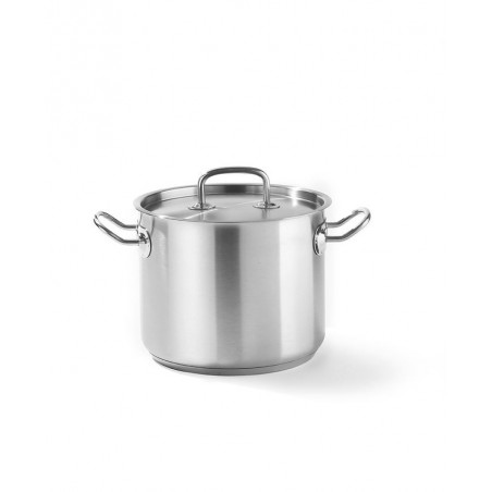 Garnek wysoki Kitchen Line z pokrywką 5L Hendi | 837207