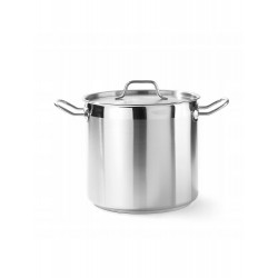 Garnek wysoki Profi Line z pokrywką 10L Hendi | 832400