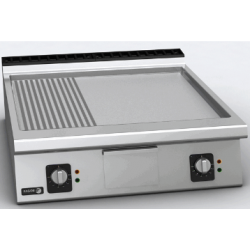 Płyta grillowa Fagor FT-E910 C LR  chromowana 2/3 gładka 1/3 ryflowana elektryczna