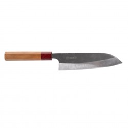 Kasumi Nóż Santoku 165mm Black Hammer | K-KSA100 laminowana góra rękojęści