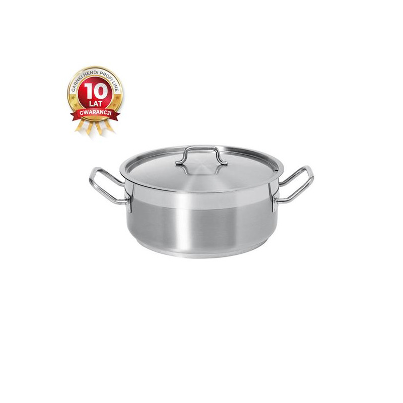 Garnek Profi Line niski z pokrywką 1,5 l, śr. 160 x 75 h