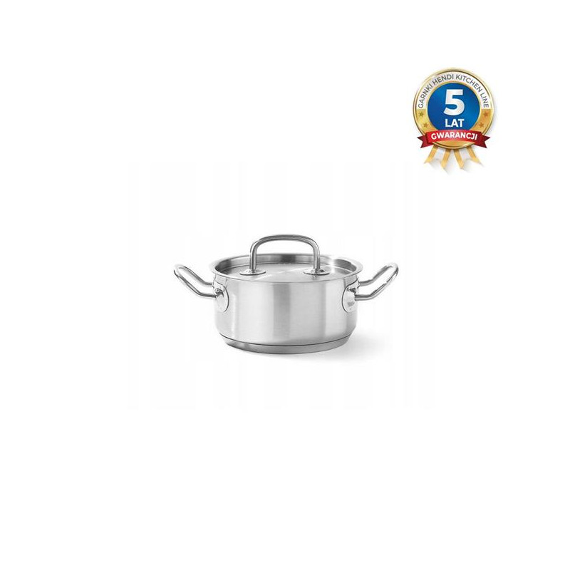 Garnek niski Kitchen Line z pokrywką 5 l  śr. 240 x 115 h