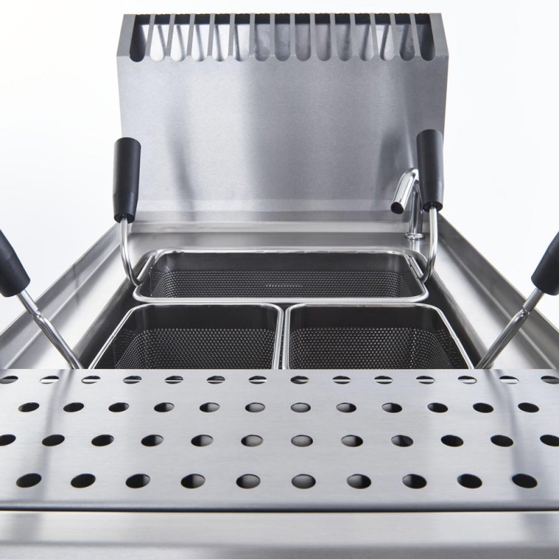 Makaroniarka gazowa, V 2xGN 1/3, 9.1 kW, G20