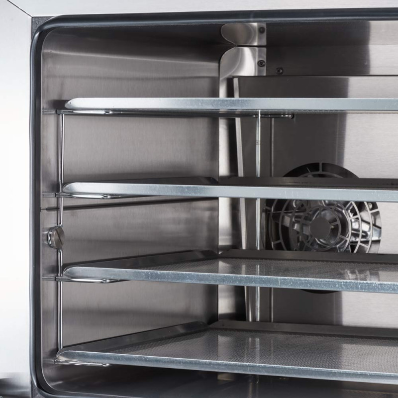 Piec konwekcyjny z nawilżaniem, STALGAST ShopCook, manualny, 4x430x340/4xGN 2/3, P 3.1 kW