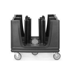 Wózek do transportu talerzy, AmerBox, czarny, 985x760x(H)900mm