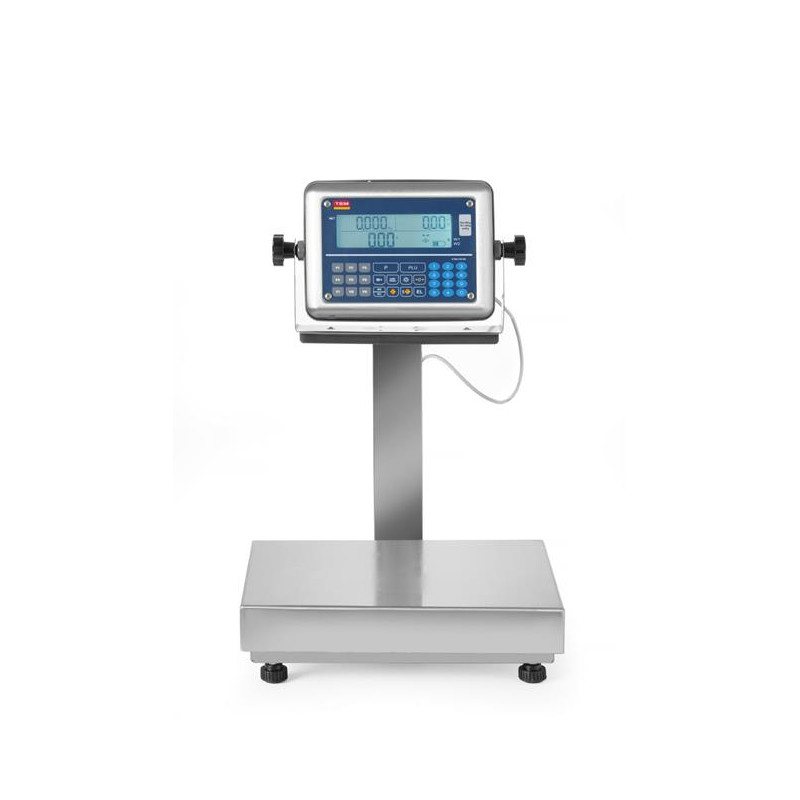 Waga platformowa LCD z wysięgnikiem i z legalizacją, 60 kg 342x386x(H)534