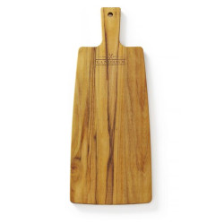 Deska do krojenia Landhaus z drewna tekowego 400x300x(H)18