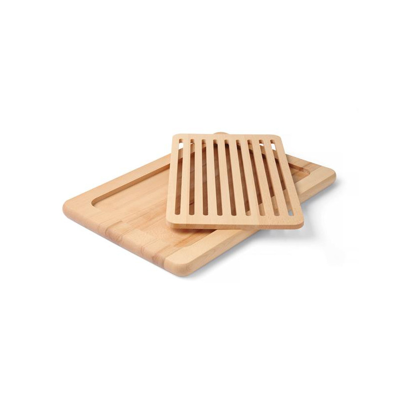 Deska do chleba z wyjmowaną kratką, o wym. 480x325x25 mm