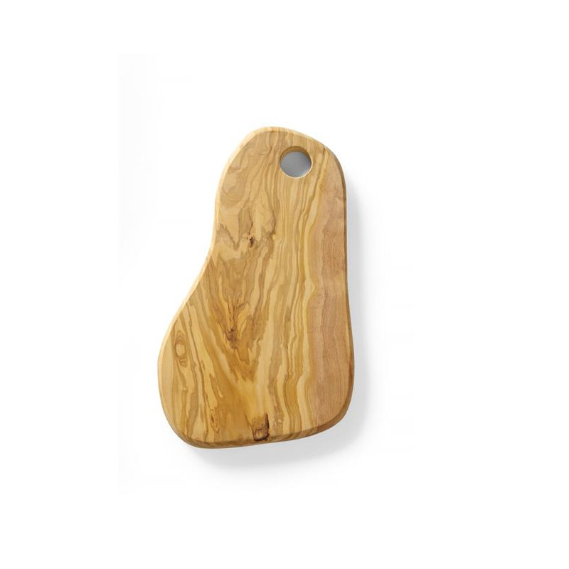 Deska do serwowania z drewna oliwnego, z otworem 350x210x(H)18