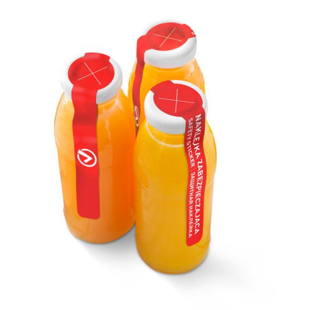 Pasek jednorazowy zabezpieczający otwór na słomkę - zestaw 2 rolek