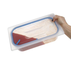 Pokrywka do pojemników GN z polipropylenu z uszczelką GN1/4