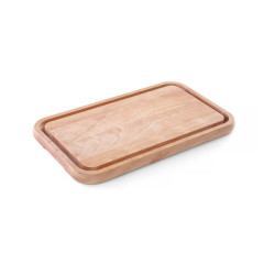 Deska drewniana z wycięciami, o wym. 370x215x220 mm