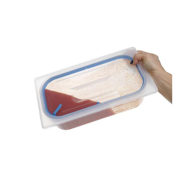 Pokrywka do pojemników GN z polipropylenu z uszczelką GN1/9