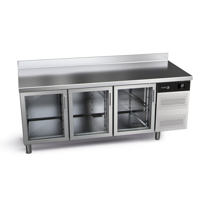 Stół chłodniczy Fagor ze szklanymi drzwiami ACP-3G GD Advance