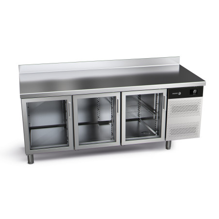 Stół chłodniczy Fagor ze szklanymi drzwiami ACP-3G GD Advance