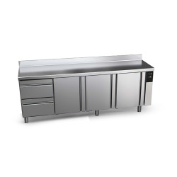 Stół chłodniczy 3 drzwiowy z 2 szufladami  Fagor CCP-4G HDDD